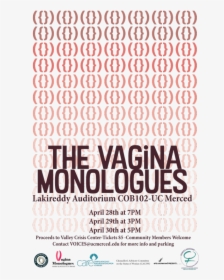 The Vagina Monologues, Cob102, April 28, 29, - Poster, HD Png Download, Transparent PNG