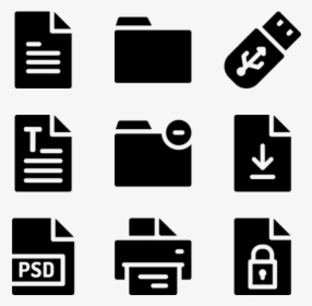 Files And Documents - Workplace Icon, HD Png Download, Transparent PNG