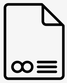Document Icon - Icon - Google Slides Black Png, Transparent Png, Transparent PNG