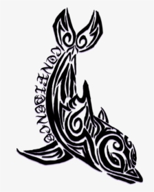 Dolphin Tattoos And Designs - Tribal Dolphin Tattoo, HD Png Download, Transparent PNG