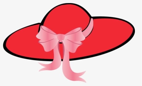 Red Hat Ladies Clip Art - Hat Clipart, HD Png Download, Transparent PNG