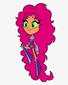Teen Titans Go Starfire Hair, HD Png Download, Transparent PNG