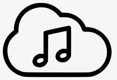 Music Playing Cloud Stream - Transparent Music Streaming Icon, HD Png Download, Transparent PNG