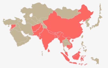 Asia Continent, HD Png Download, Transparent PNG