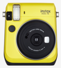 Fujifilm Mini 70 Yellow, HD Png Download, Transparent PNG