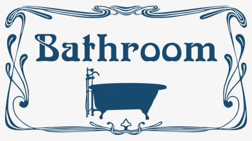 Clipart Bathroom Door Sign Bathroom Humor Signs Apollo - Clip Art Bathroom Sign, HD Png Download, Transparent PNG