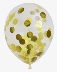 Balloon Transparent Gold Confetti, HD Png Download, Transparent PNG