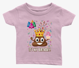 It S My Birthday Emoji Pink T Shirt - Christian Kids T Shirts, HD Png Download, Transparent PNG