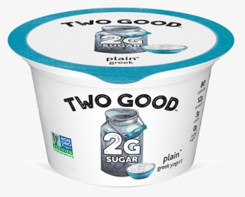 Plain Two Good™ Greek Lowfat Yogurt With 2 Grams Of - 2 Good Greek Yogurt, HD Png Download, Transparent PNG