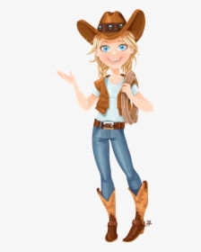 Cowgirl Cartoon Characters, HD Png Download, Transparent PNG