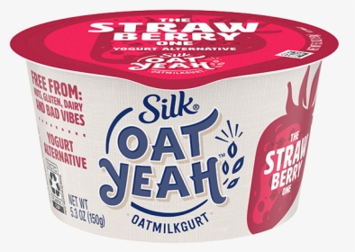 Silk Strawberry Oatmilk Dairy-free Yogurt Alternative - Silk Oat Yeah Yogurt, HD Png Download, Transparent PNG
