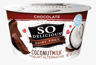 Chocolate Coconutmilk Yogurt   Class Pro-xlgimg - So Delicious Coconut Milk Yogurt Strawberry Banana, HD Png Download, Transparent PNG