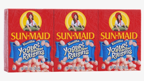 Sun-maid Vanilla Yogurt Flavored Raisins 1 Oz - Sun Maid Yogurt Raisins, HD Png Download, Transparent PNG