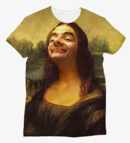 Mr Bean S Face On The Mona Lisa ﻿classic Sublimation, HD Png Download, Transparent PNG