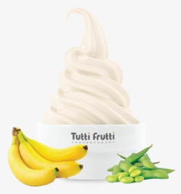 Banana Frozen Yogurt Png, Transparent Png, Transparent PNG