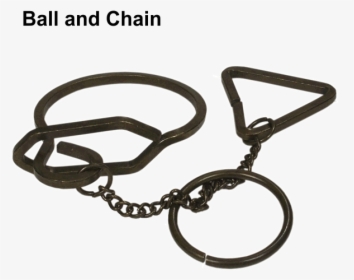 Ball And Chain Metal Disentanglement Puzzle - Ball And Chain Puzzle Solution, HD Png Download, Transparent PNG
