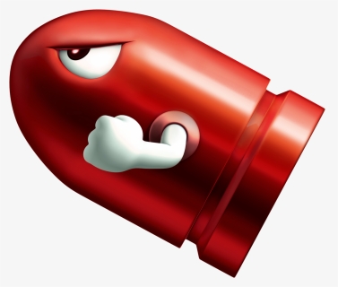 Posted 14th April 2013 By Rallyaltop - Mario Red Bullet Bill, HD Png Download, Transparent PNG