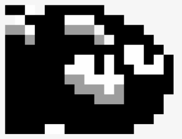 Bala Mario Bros Pixel , Png Download - Mario Bullet Pixel Art, Transparent Png, Transparent PNG