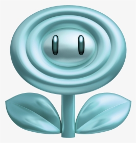 Silver Flower Artwork - Mario Power Ups Flowers, HD Png Download, Transparent PNG