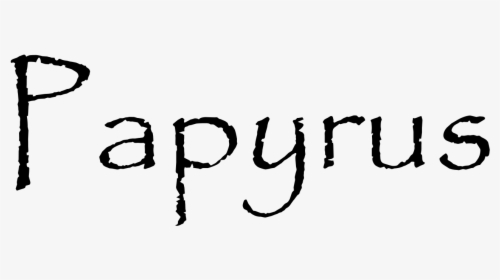 Papyrus Font, HD Png Download, Transparent PNG