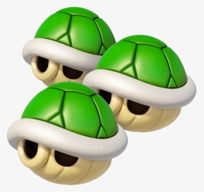 Mk8item8 - Mario Kart Triple Green Shell, HD Png Download, Transparent PNG