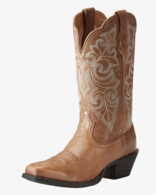 Ariat Women S Square Toe Round Up Cowgirl Boot - Ariat Womens Cowboy Boots, HD Png Download, Transparent PNG