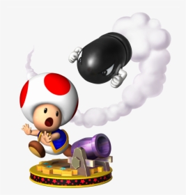 Mario Party 5 Toad Official Artwork Bullet Bill - Super Mario Bill Blaster, HD Png Download, Transparent PNG