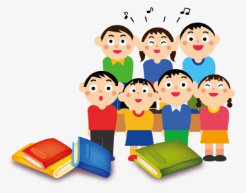 Transparent To Sing Clipart - Children Singing In Group, HD Png Download, Transparent PNG