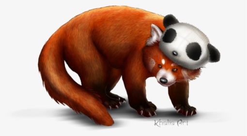 Download Red Panda Png Picture - Transparent Cartoon Red Panda, Png Download, Transparent PNG