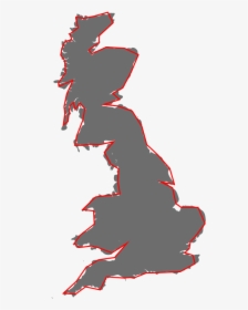 Britain Fractal Coastline 50km - Great Britain Vector Map, HD Png Download, Transparent PNG