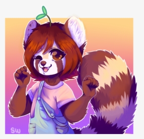 Cute Red Panda - Cartoon, HD Png Download, Transparent PNG