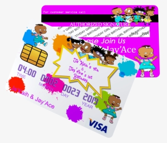 Rugrats Invitations - Credit Card, HD Png Download, Transparent PNG