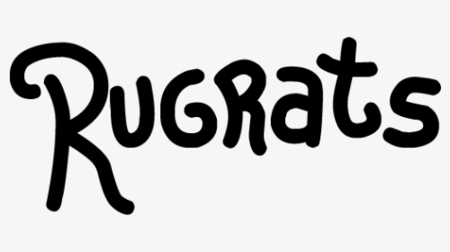 Rugrats - Rugrats Logo Black And White, HD Png Download, Transparent PNG