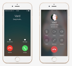 Zangi Ios 10 Incoming Call, Regular Calling Feature, - Iphone, HD Png Download, Transparent PNG