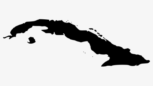 Cuba - Cuba Map Silhouette, HD Png Download, Transparent PNG
