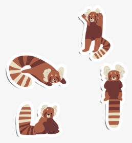 Red Panda Pals - Illustration, HD Png Download, Transparent PNG