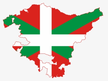 Basque Country Flag Map, HD Png Download, Transparent PNG