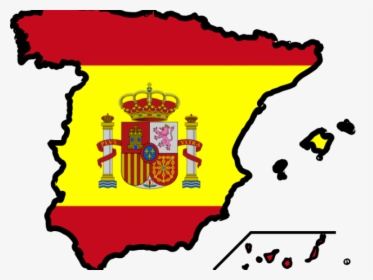 Spanish Flag Cliparts - Spain Clip Art, HD Png Download, Transparent PNG