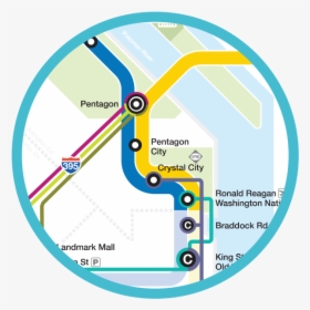 Map Icon - Yellow Line Shuttle Wmata, HD Png Download, Transparent PNG