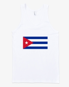 Cuba Fine Jersey Tank Top Unisex By Itee - White Top Front Transparent Background, HD Png Download, Transparent PNG