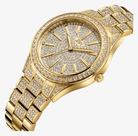 Cristal 34 - Rose Gold Diamond Watch, HD Png Download, Transparent PNG
