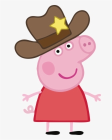 Peppapig001 By Convitex - Peppa Pig Cowboy Hat, HD Png Download, Transparent PNG