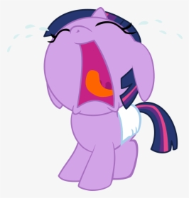 Mighty355, Baby, Baby Pony, Base, Crying, Cute, Diaper, - My Little Pony Twilight Baby, HD Png Download, Transparent PNG