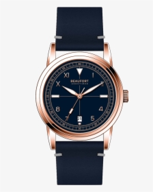 Navy Gilt Rose Gold Automatic Watch, HD Png Download, Transparent PNG