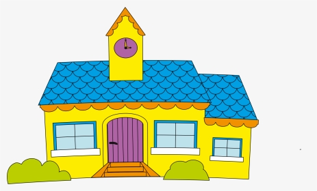 Elevation,area,house - Drawings Of Cartoon Elementary School, HD Png Download, Transparent PNG