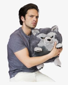 #sebastianstan #sebastian #stan - Sebastian Stan With Wolf, HD Png Download, Transparent PNG