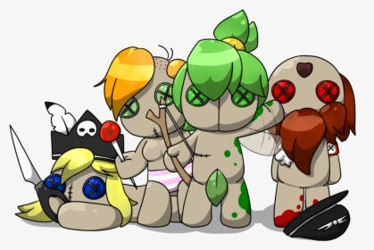 Voodoo Dolls By Lost Pyromaniac-da4ns8x - Epic Battle Fantasy Naked, HD Png Download, Transparent PNG