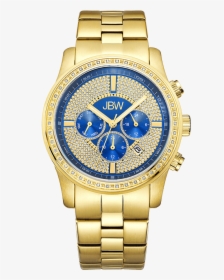 Jbw Vanquish J6337e Gold Gold Diamond Watch Front, HD Png Download, Transparent PNG