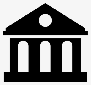 Bank Building Silhouette - Bank Silhouette, HD Png Download, Transparent PNG