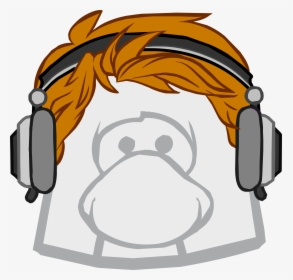 Club Penguin Earth Hat - Club Penguin Red Hair, HD Png Download, Transparent PNG